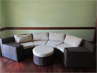 Plastic Wicker Sectional Couch