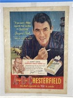 Ad from Magazine - Gregory Peck for Chesterfield