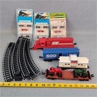 ERTL Battery Train Set & N Scale Vehicles