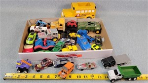 Small Played Toy Vehicles