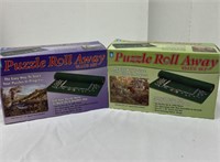 2 puzzle roll away sets puzzles included