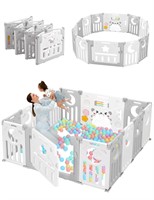 DripeX Foldable Baby Playpen 60"x 24"