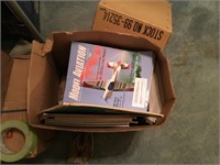 Box of model aviation magazines