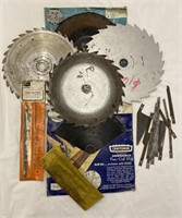 Lot Of Various Saw Blades & Pieces