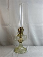 Corinthian Clear Convex Oil Lamp