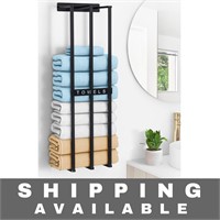 Bathroom Towel Storage, 3 Bar Wall Towel Rack