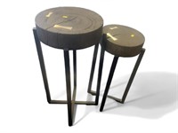 Diamond Sofa Solid Wood Top Accent Tables