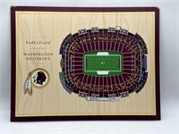 NFL Washington Redskins 3D Stadium View Display