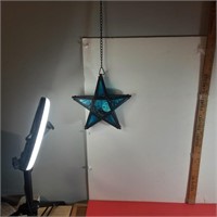 Blue star lamp