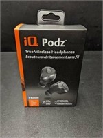 2 New IQ Podz True Wireless Headphones