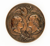1893 Columbian Expo Bronze Medal 90mm