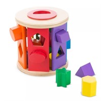 Melissa & Doug Match and Roll Shape Sorter