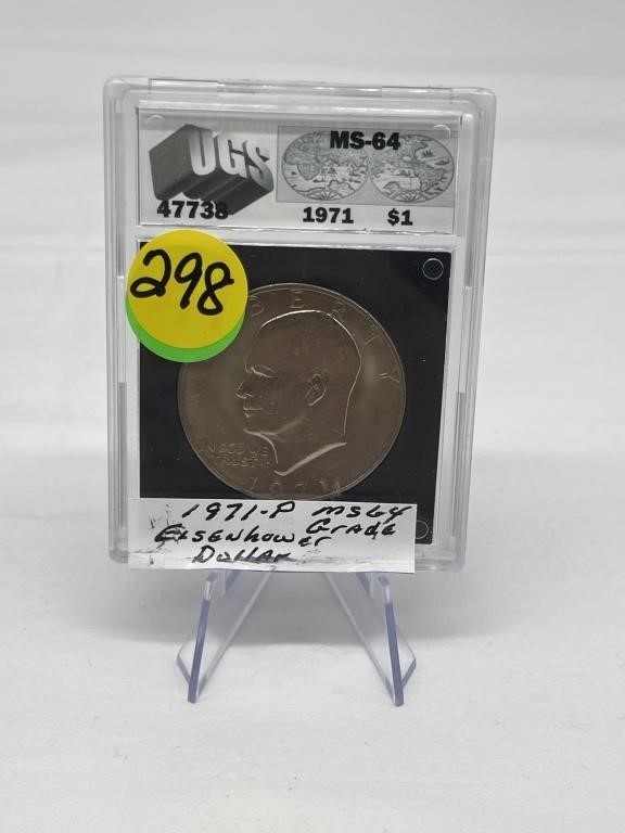 1971-P Eisenhower Dollar Graded MS64