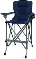 RMS Tall Folding Chair  300 lbs - Blue