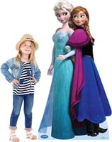 Elsa & Anna Life Size Cutout - Frozen