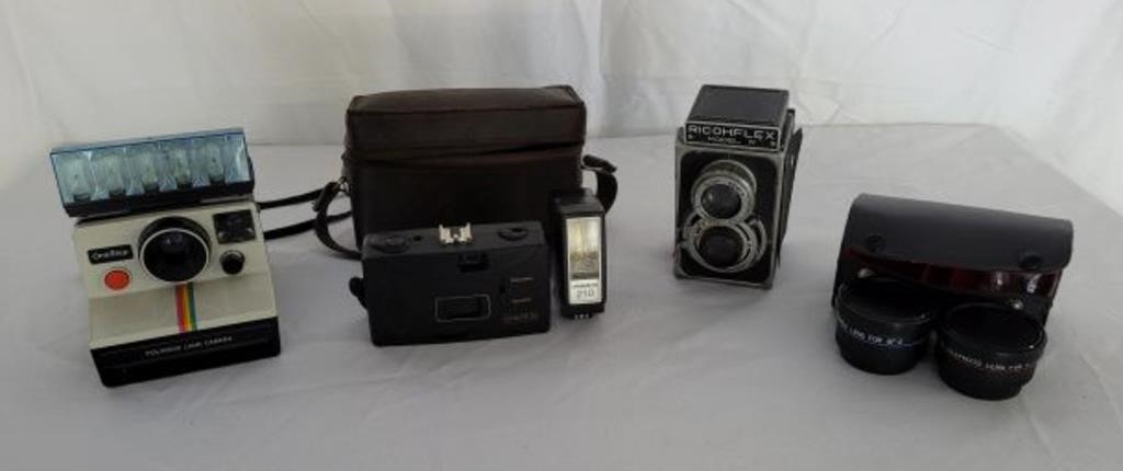 BOX GROUP OF ASSORTED CAMERAS