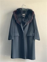 Vintage Hudson's Ladies Fur Collar Coat