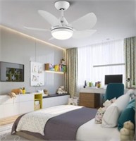 YUAHO 30'' 5 - Blade LED Standard Ceiling Fan