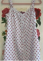 Women's White and Red Dress