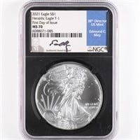 2021 T1 Signed ASE NGC MS70