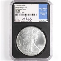 2021 T2 Signed ASE NGC MS70