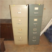 Lot of 2 Metal File Cabinets