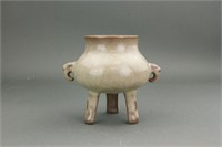 Chinese Song Style Geyao Porcelain Censer