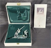 1996 Swarovski Crystal Unicorn Complete