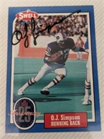 OJ SIMPSON CARD