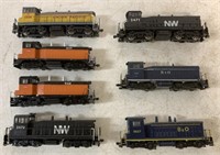 7 HO Train Engines-Con-Cor, Kadee, others