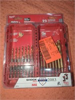 Milwaukee 23pc Titanium Drill Bit Set