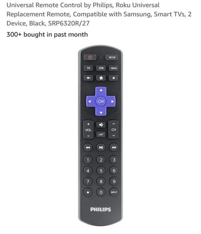 MSRP $14 Universal Remote Control
