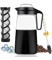 Cold Brew Coffee Maker with Cleaning Brush, Iced