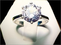 Custom 6.00ct Platinum VSI Diamond Ring