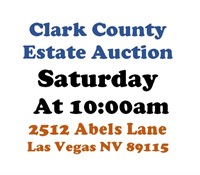 WELCOME TO OUR SAT. @10am ONLINE PUBLIC AUCTION