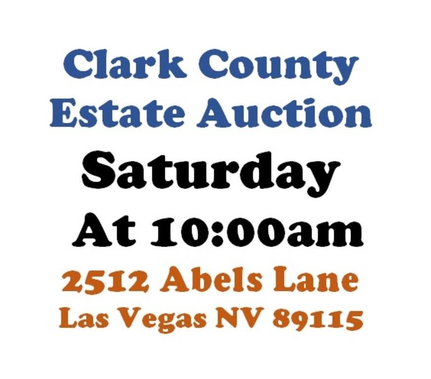 Sat.@10am - Las Vegas Estate Online Public Auction 7/6