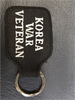 Korea war veteran key chain