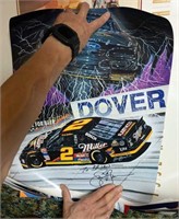 Lot Of Nascar Posters.  In The Basement