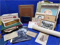 Tote full: Old family & military photos, 1933 dipl
