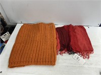 Decorative scarf and neck warmer
