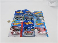 6 voitures hot wheels die cast