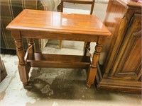 Wooden accent table