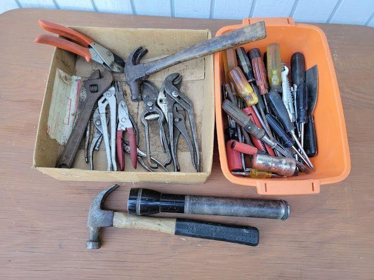 Screwdrivers, Pliers, Wrench, Hammer & More