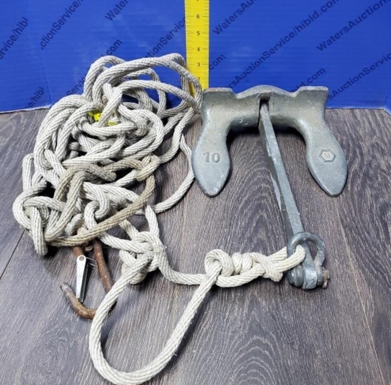 BOAT ANCHOR  / with rope