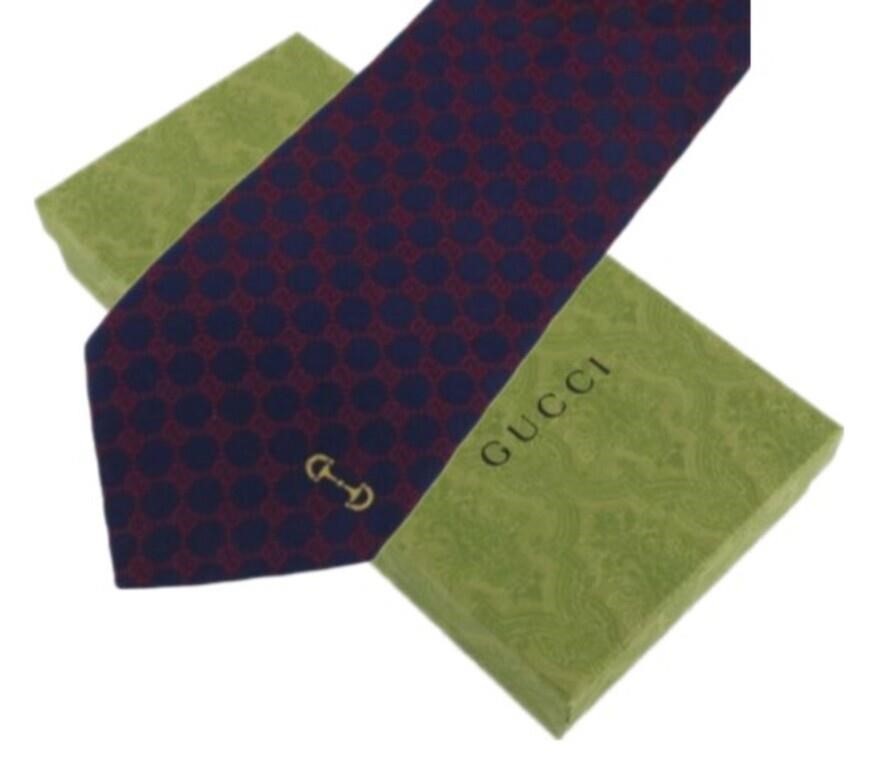 Gucci Silk Jacquard Necktie