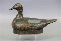 Early Bluewinged Teal Duck Decoy by Unknown