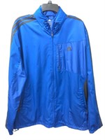 Adidas Mens Blue 3-Stripe Tracksuit Jacket Sz XL