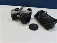 PENTAX model MG blk vtg Camera + Osawa Lens