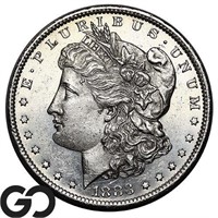 1883-O Morgan Silver Dollar, Choice BU++ PL