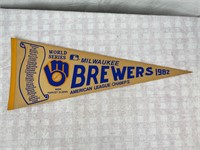 1982 Milwaukee Brewers A. L. Champs Pennant